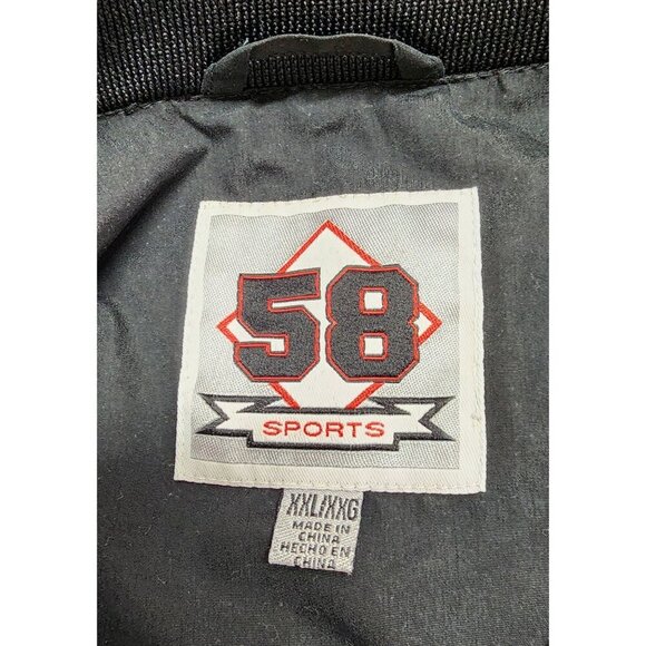 Ohio State Buckeyes Pullover Jacket XXLarge V-Neck Black & Red Embroidered Logo - Picture 8 of 9